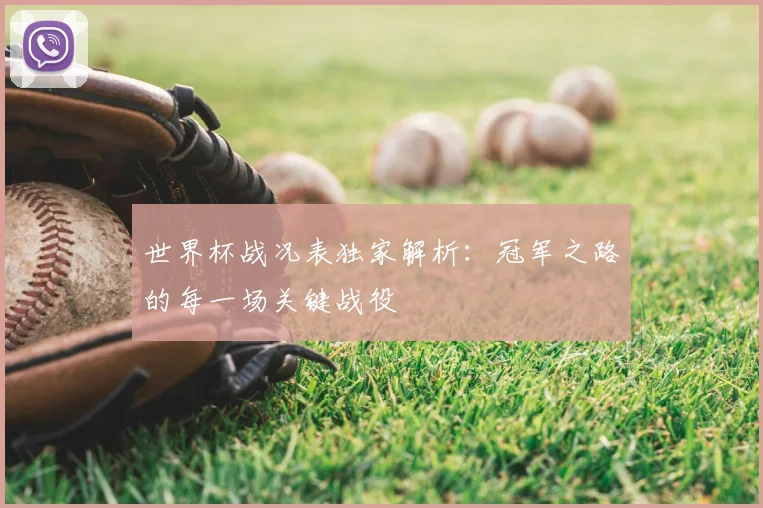 世界杯战况表独家解析：冠军之路的每一场关键战役